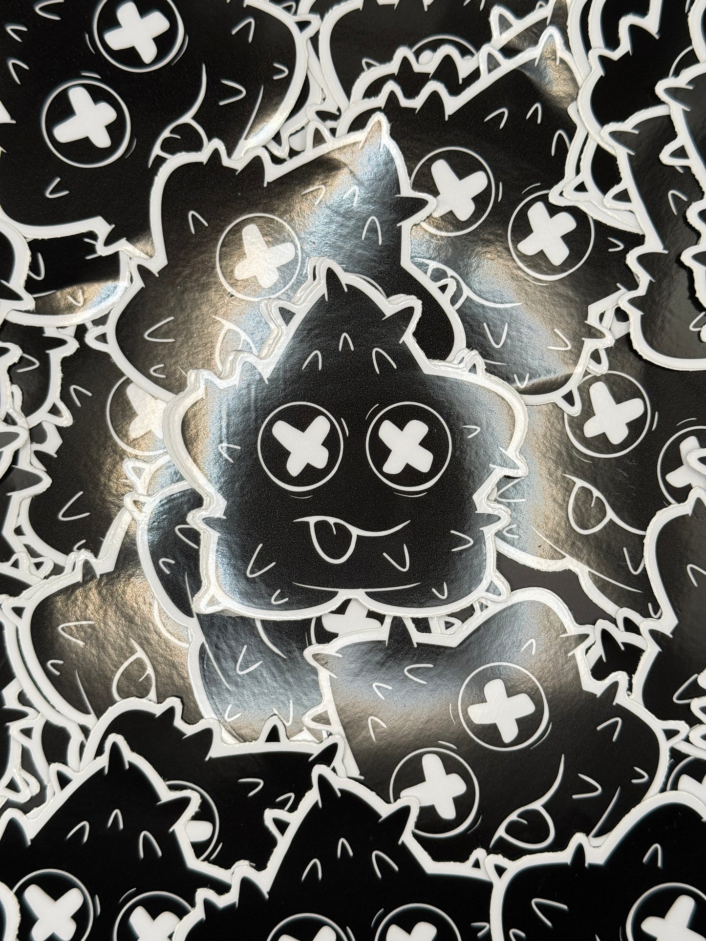 cute but dead(ly) vinyl sticker (multi sizes and colors)